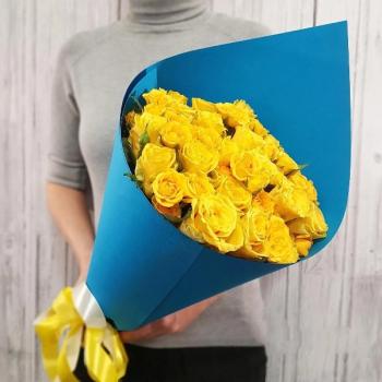 Букет Желтые розы артикул букета - 222796o
