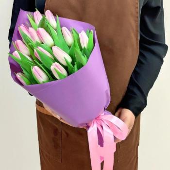 Букет Тюльпаны 15 шт розовые (артикул  211992orbng)
